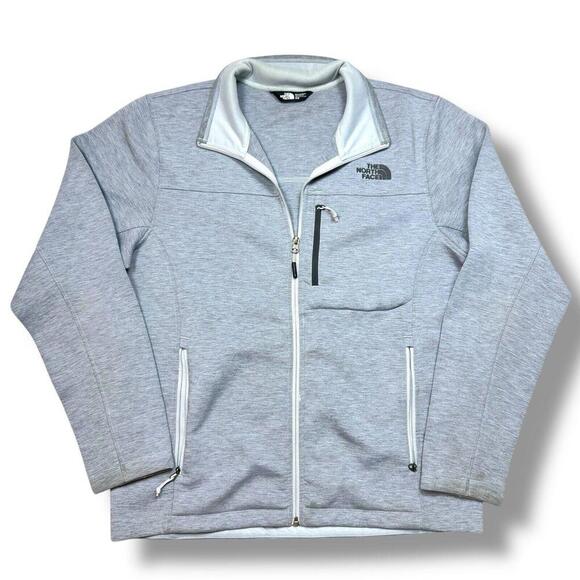The North Face Other - The North Face Jacket MEN Full Zip Jacket Size Medium Gray Outdoor Layer Pocket